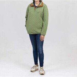 Rckmnky Quilted Pullover S  Retail $98